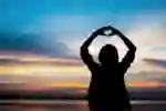 Shape hand human silhouette gespiegelt web